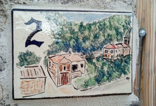 Plaque Aumessas temple