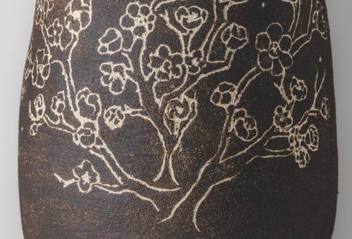 Grand vase floral